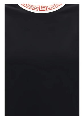 Versace Greca-trim Medusa T-shirt - Black