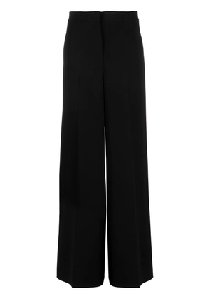 Moschino high-waist wide-leg trousers - Black