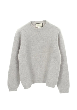 Gucci Pre-Owned 2000s GG embroidered sweater - Grey