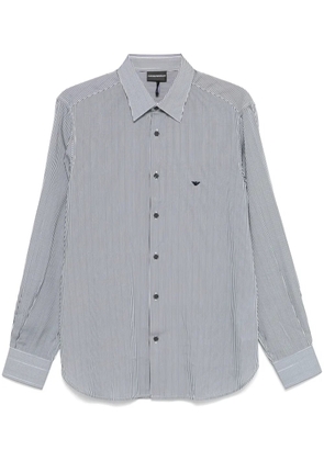 Emporio Armani pinstripe shirt - Blue