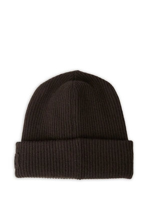Meta Campania Collective knitted logo-patch beanie - Brown