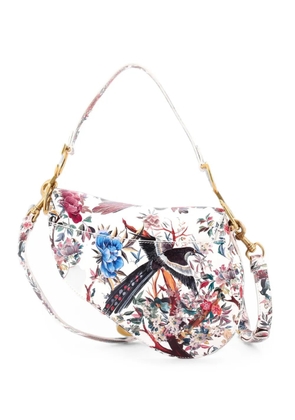 Christian Dior Pre-Owned Saddle Handbag with Strap Printed Leather Medium shoulder bag - Multicolour