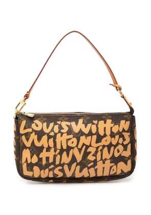 Louis Vuitton Pre-Owned 2001 Stephen Sprouse Monogram Graffiti Pochette Accessoires shoulder bag - Brown