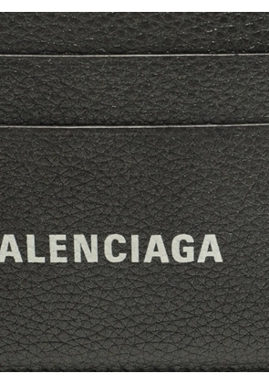 Balenciaga Pre-Owned logo-print leather card holder - Grey