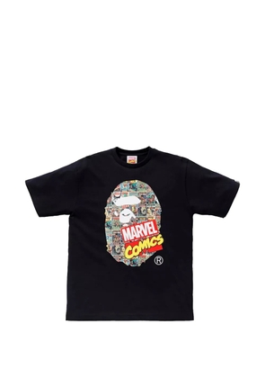 A BATHING APE® x Marvel Comics Ape Head T-shirt - Black