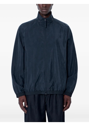 ssstein stand-collar zip-up jacket - Black