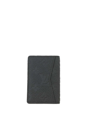 Louis Vuitton Pre-Owned 2020-2026 Monogram Taurillon Pocket Organizer small wallets - Black