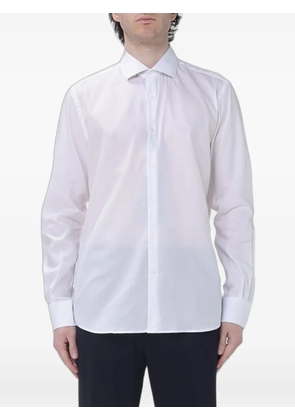 BROOKSFIELD long-sleeve cotton shirt - White