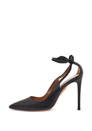 Aquazzura Bow Tie pointed-toe pumps - Black