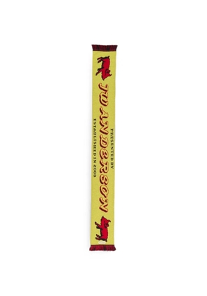 JW Anderson Piglet Football scarf - Yellow