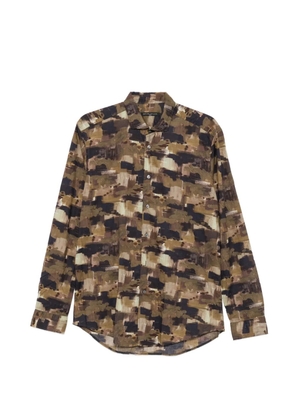 Brian Dales abstract-print long-sleeve shirt - Green
