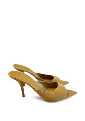 GIABORGHINI pointed-toe suede pumps - Neutrals