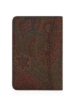 ETRO Arnica document and card holder - Brown