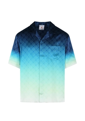 Casablanca Circuit Monogram silk shirt - Blue
