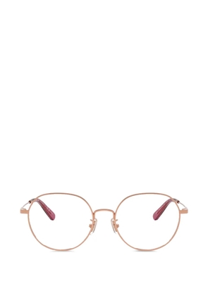 Coach round-frame titanium glasses - Gold