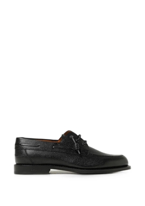 DSQUARED2 grainy-texture boat shoes - Black