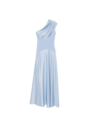 Solace London Gabriela one-shoulder maxi dress - Blue