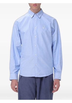 Emporio Armani Eagle Club cotton shirt - Blue