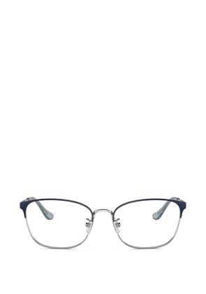 Coach geometric-frame glasses - Blue