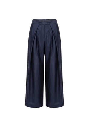 Pharaoh Katia pleated trousers - Blue