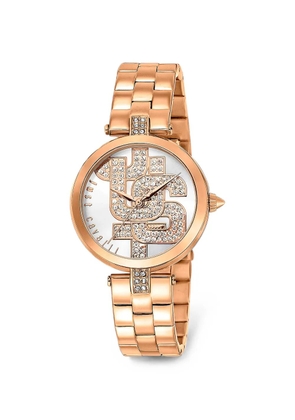 Just Cavalli Maiuscola 32mm watch - Silver