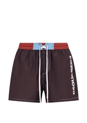 DSQUARED2 midi swim boxer - Brown