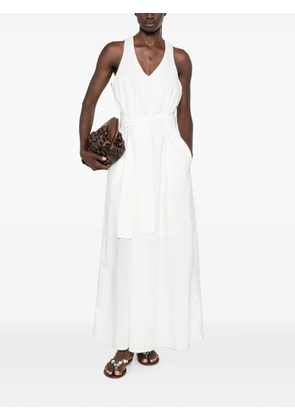 MOUTAKI V-neck maxi dress - Neutrals