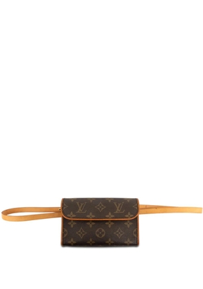 Louis Vuitton Pre-Owned 2001 Monogram Pochette Florentine belt bag - Brown