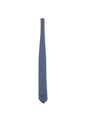 Zegna Brera geometric-print tie - Blue