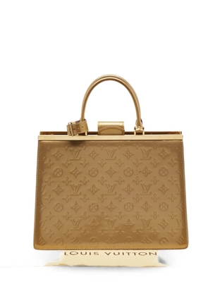 Louis Vuitton Pre-Owned 2012 GM Deesse Monogram Vernis tote bag - Gold