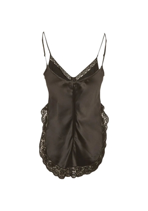 Alexander Wang lace-trim top - Black