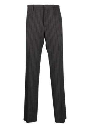 Moschino stripe-pattern tailored trousers - Grey