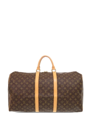 Louis Vuitton Pre-Owned 2002 Monogram Keepall 55 travel bag - Brown