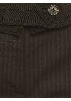Prada Pre-Owned striped straihgt-leg trousers - Brown