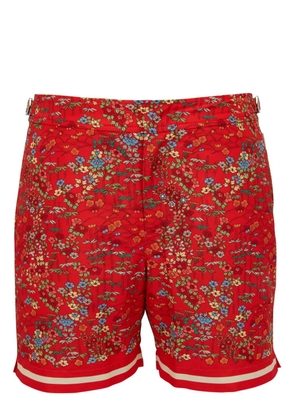Orlebar Brown Bulldog floral-print swim shorts - Red