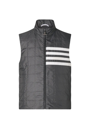Thom Browne 4-Bar ripstop vest - Grey