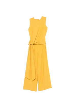 VICOLO Tuta knot-detail jumpsuit - Yellow