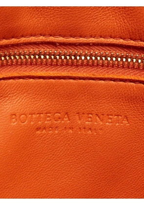 Bottega Veneta Pre-Owned Cassette Intrecciato shoulder bag - Orange