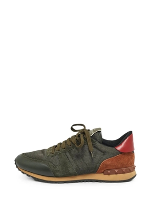 Valentino Garavani Pre-Owned Rockrunner lace-up sneakers - Green