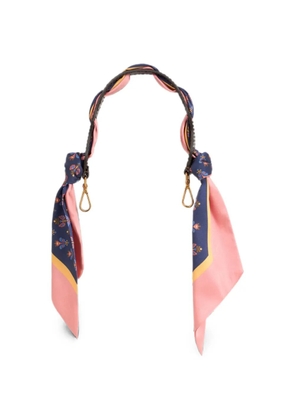 ETRO bag handle with scarf - Blue