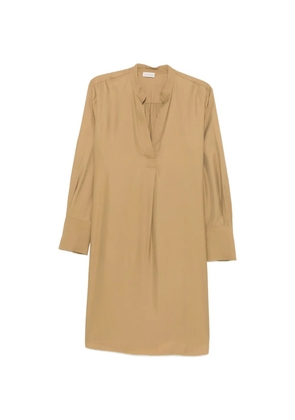 By Malene Birger Mabilla V-neck mini dress - Neutrals