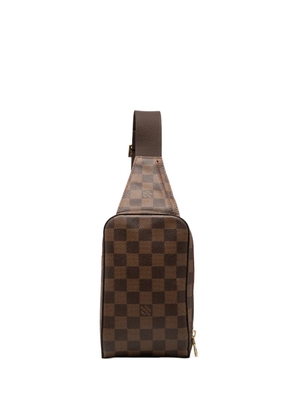 Louis Vuitton Pre-Owned 2008 Damier Ebene Geronimos crossbody bag - Brown