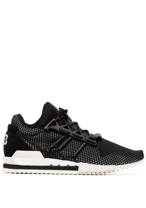 Y-3 black Harigane leather sneakers