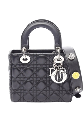Christian Dior Pre-Owned 2010-2026 Small Lambskin Cannage My ABCDior Lady Dior satchel - Black
