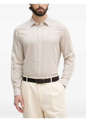Armani Exchange check-print long-sleeve shirt - Neutrals