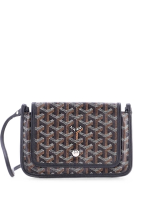 Goyard Pre-Owned Plumet Clutch Wallet Coated Canvas crossbody bag - Black