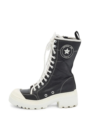Christian Dior Pre-Owned D-Rise lace-up boots - Black