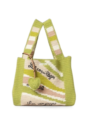 Lancel M Summer Mania crochet-knit tote bag - Green