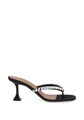 Amina Muaddi Gigi crystal-embellished sandals - Black