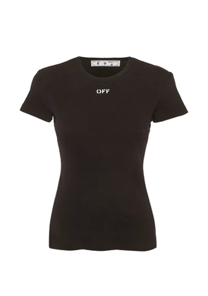 Off-White Pre-Owned logo-print T-shirt - Black